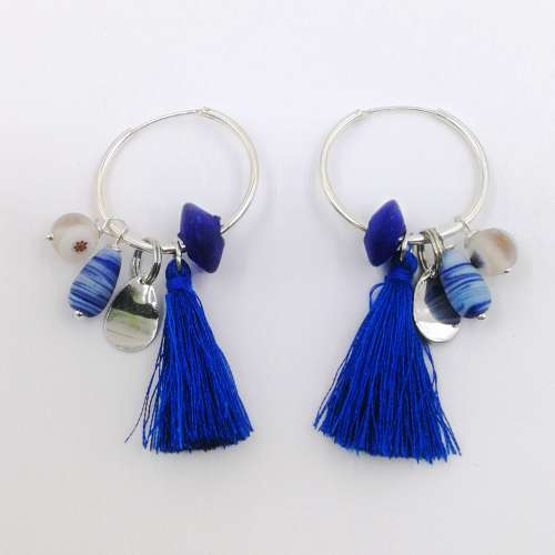 Hoops - blauw & wit